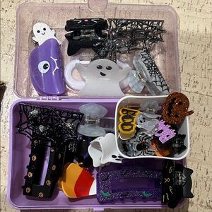 Halloween Themed Hair Clips Set